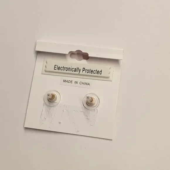 JUICY COUTURE Hearts earrings| juice couture women's rhinestone earrings NEW - Picture 4 of 8